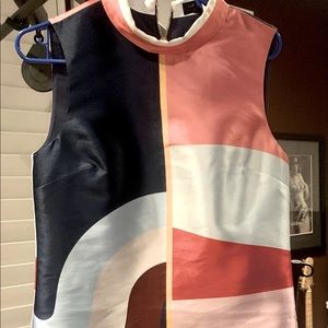 Ted Baker A line multi color dress